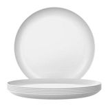 Jogo 6 Pratos Opaline Blanc Raso 27 Cm - 554596 Nadir Figueiredo
