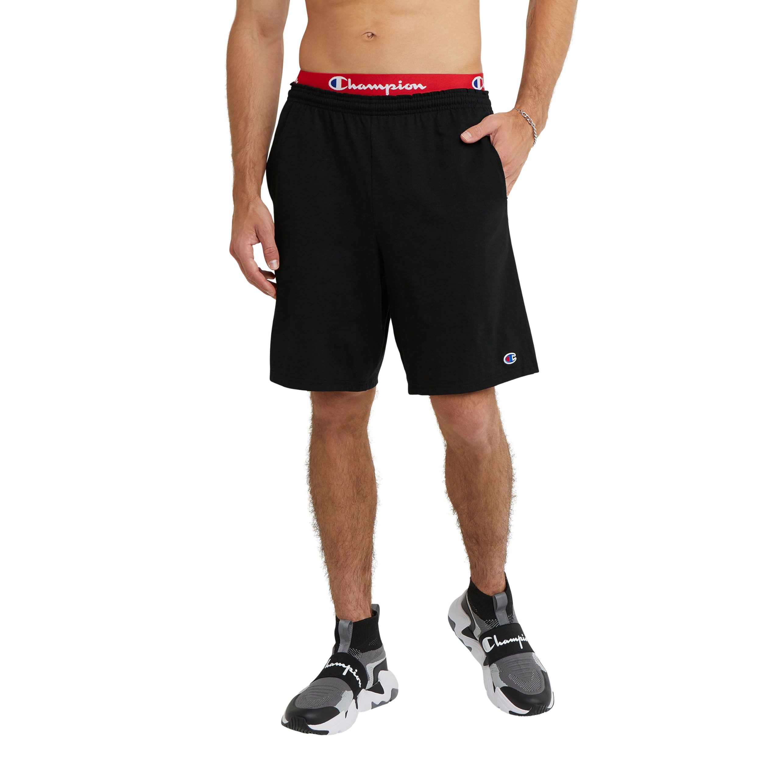 Shorts Champion Everyday Cotton De 9 Polegadas Com Bolsos Para Homens
