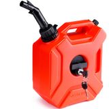 Tanque De Transferência Vevor 5l Com Bico E Suporte Bloqueável, Vermelho