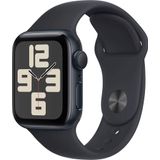 Caixa De Alumínio Midnight De 40 Mm Para Apple Watch Se 2 Geração (gps) Com Pulseira Esportiva Midnight - M/l - Midnight-mr9y3ll/a