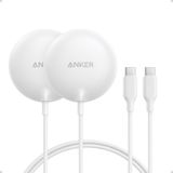 Carregador Sem Fio Anker Zolo Magnetic 15w Qi2, Pacote Com 2 Unidades Para Iphone