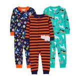 Pijamas Simple Joys By Carter&#39;s Baby Boys, Pacote Com 3 Unidades, Algodão 5t