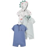 Macacão Simple Joys Da Carter&#39;s Baby Boys De 3 A 6 Meses (pacote Com 3)