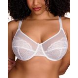 Sutiã Minimizer Hsia Full Coverage Underwire Plus Size Branco