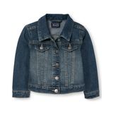 Jaqueta Jeans The Children&#39;s Place Baby Girls And Toddler 3t Azul