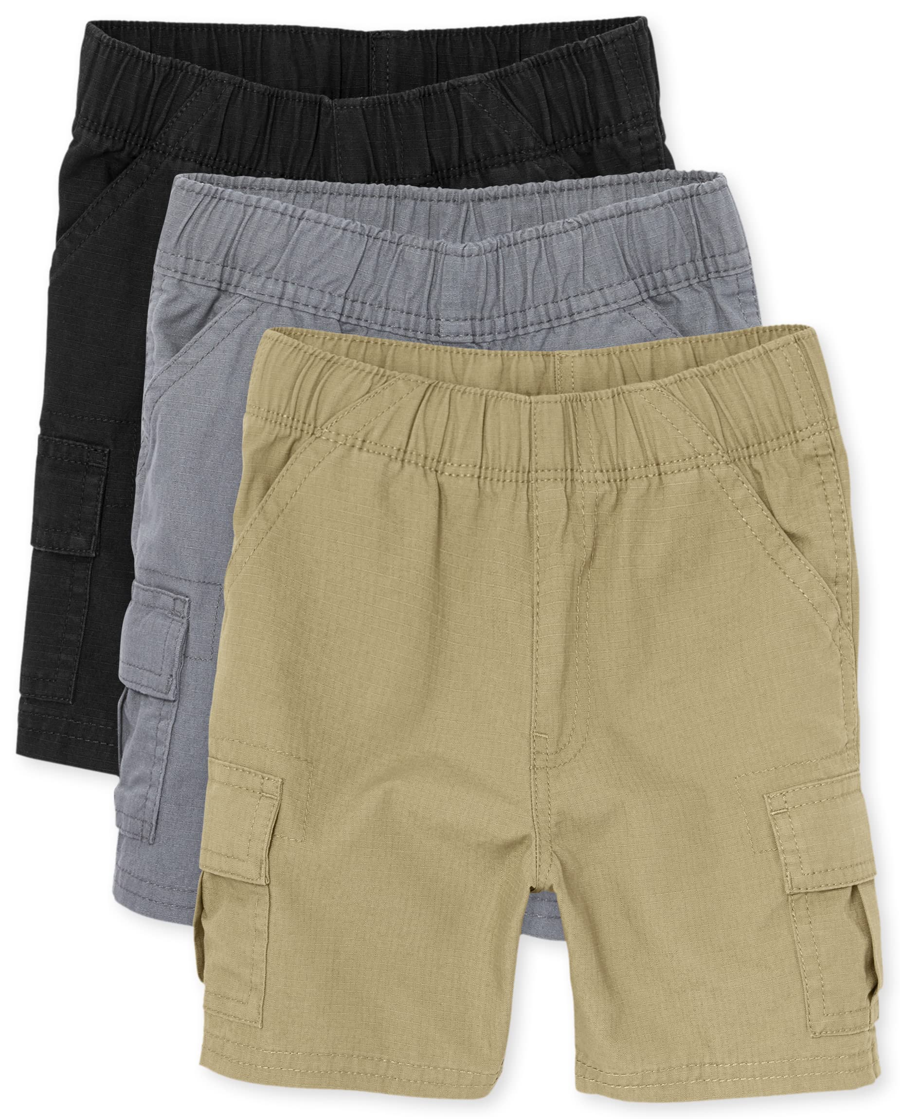 Shorts Cargo The Children's Place Baby Boys Pretos/linho/storm