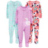 Pijamas Simple Joys Da Carter&#39;s Girls, Pacote Com 3, 6 A 9 Meses