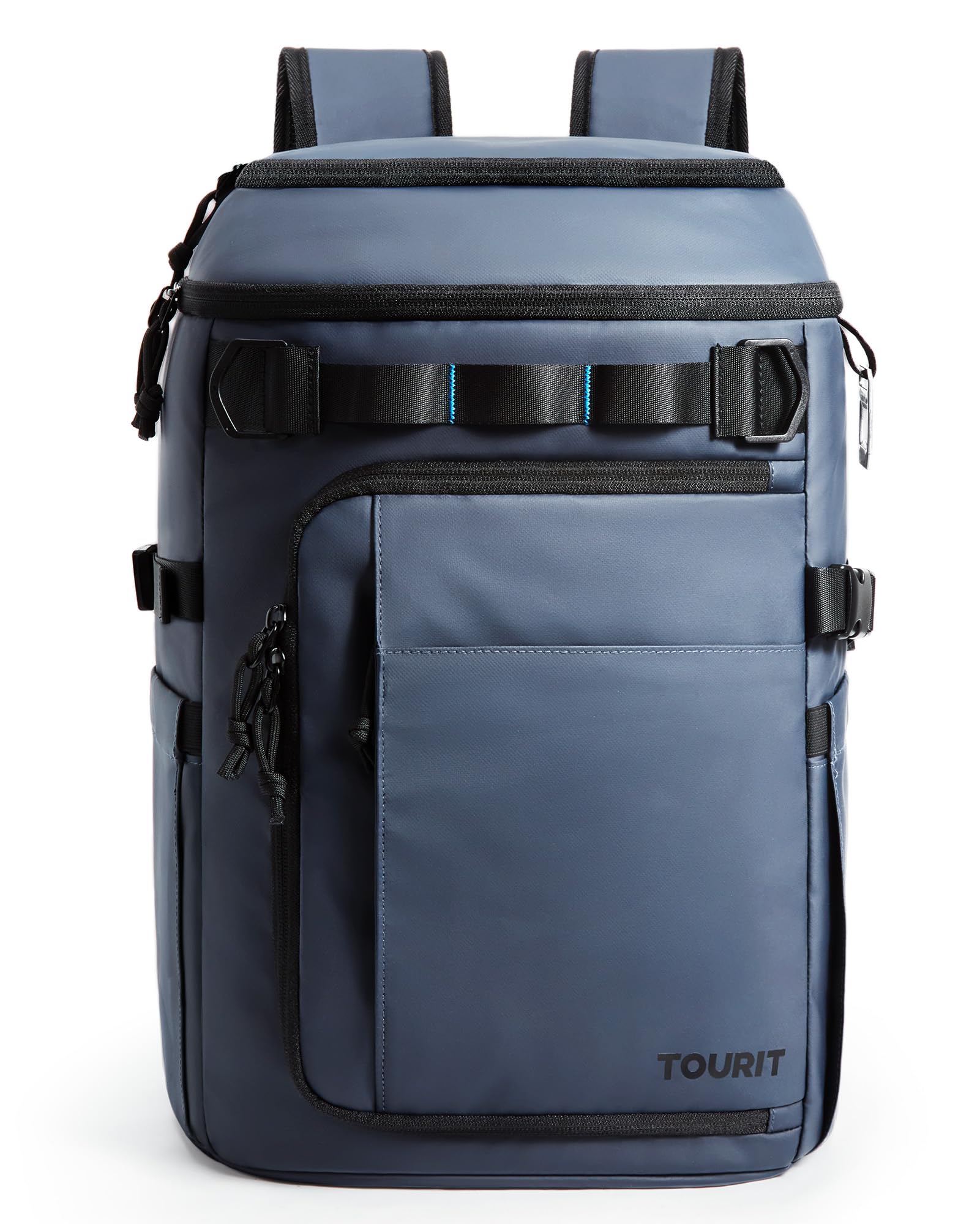 Mochila Cooler Tourit 28l 38 Latas À Prova De Vazamentos À Prova De Vazamentos À Prova De Água Azul Marinho