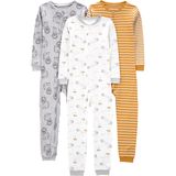Pijamas Simple Joys By Carter&#39;s Baby Boys, Pacote Com 3 Unidades De Algodão, 5y