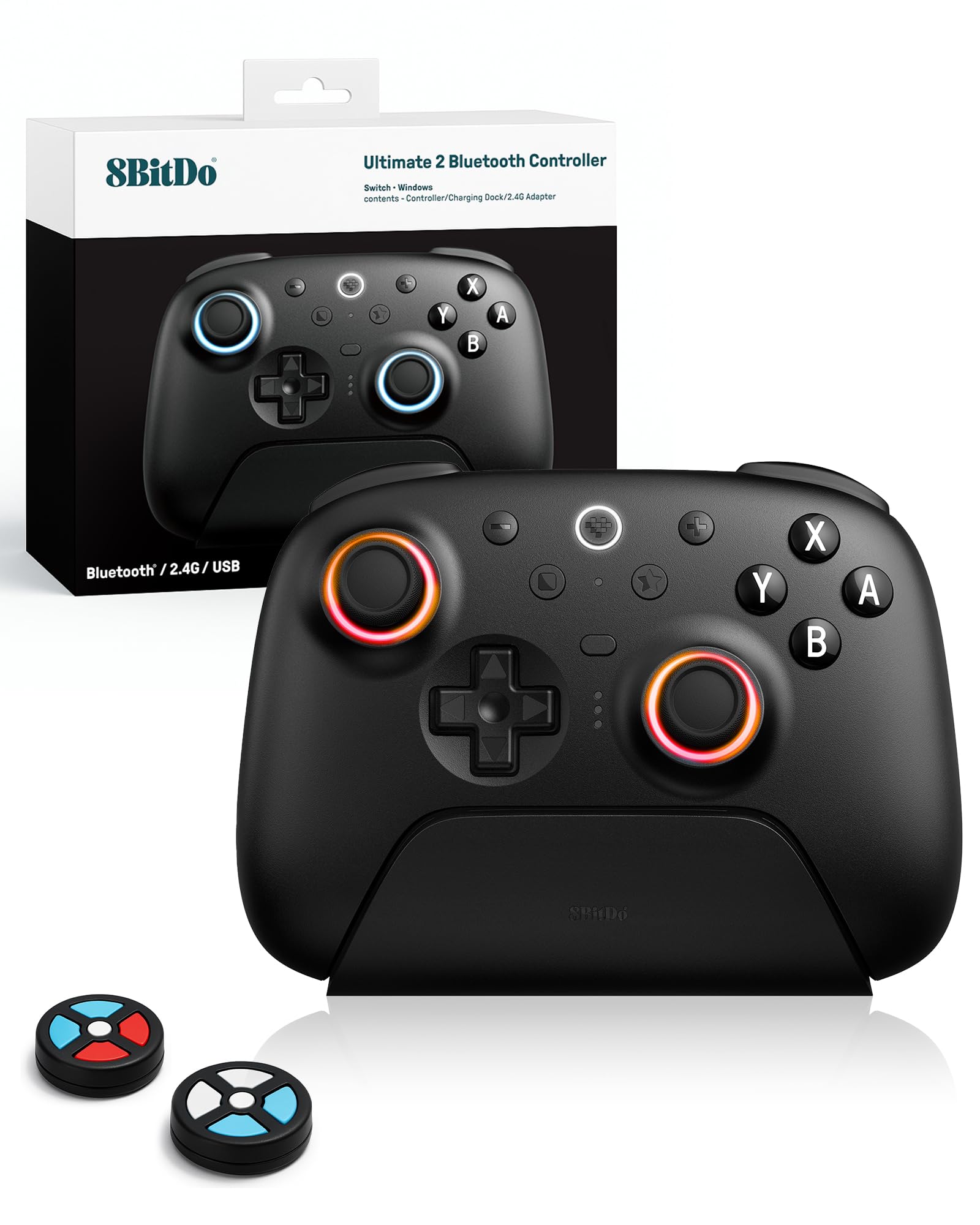Controlador Bluetooth 8bitdo Ultimate 2 Para Switch E Pc