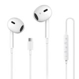 Fones De Ouvido Usb C Galawelly Para Iphone 16 Com Fio Com Microfone E Controle