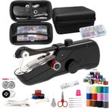 Máquina De Costura Portátil Snowvoice Portable Com Armazenamento Preto