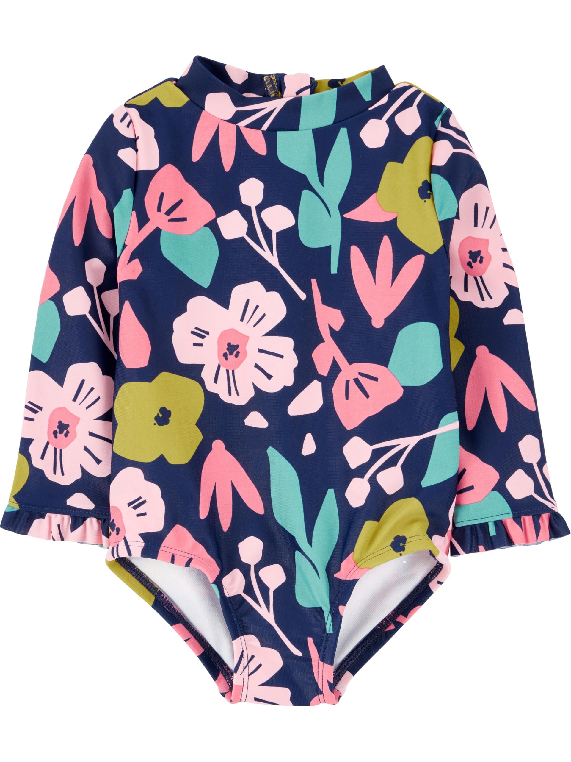 Roupa De Banho Simple Joys By Carter's One Piece Floral Girl 18m