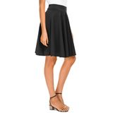 Saia Midi Urban Coco Versátil, Elástica, Preta Larga, Xl