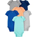 Macacão Simple Joys Da Carter&#39;s Baby Boys De 3 A 6 Meses, Pacote Com 6