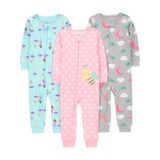 Pijamas Simple Joys By Carter&#39;s Baby Boys, Pacote Com 3 Unidades De Algodão, 5t