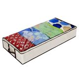 Caixa Organizadora Para Manta, Lençol E Edredom, Organiza Guarda-roupa E Quarto, Multiuso, Com Zíper E Alça.
