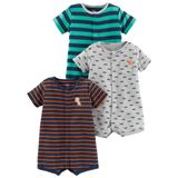Macacão Simple Joys Da Carter&#39;s Snap-up, Pacote Com 3 A 6 Meses