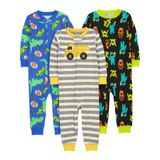 Pijamas Simple Joys Da Carter&#39;s Baby Boys, Pacote Com 3, 6 A 9 Meses