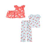 Pijamas Simple Joys By Carter&#39;s De 4 Peças Poly Para Meninas De 5 Anos
