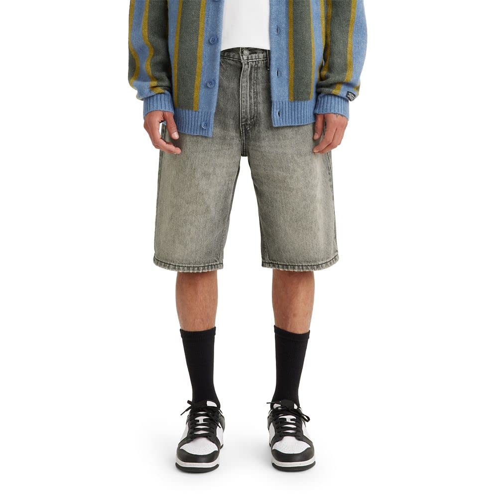 Shorts Levi's 469 Loose Straight Denim Para Homens Tamanho 36