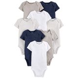Macacão Simple Joys By Carter&#39;s Unissex, Pacote Com 8 Unidades, Preemie