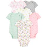 Macacão Simple Joys Da Carter&#39;s Baby Girls, Pacote Com 6, 24 Meses