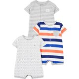 Macacão Simple Joys Da Carter&#39;s Baby, Pacote Com 3 Unidades, 3 A 6 Meses