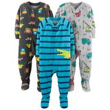 Pijamas Simple Joys By Carter&#39;s Boys, Pacote Com 3 Unidades, 2t, Blue Alligator