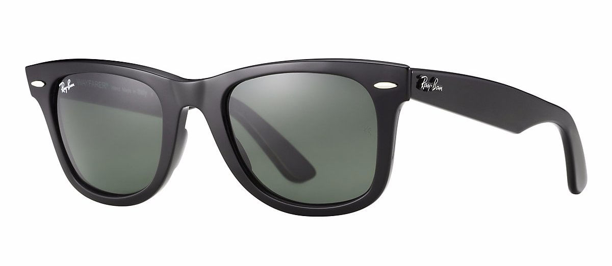 Óculos De Sol Ray-ban Rb2140 Original Wayfarer 50mm Preto/verde