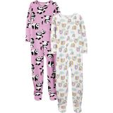 Pijamas Simple Joys Da Carter&#39;s Girls Fleece Footed 8 Anos