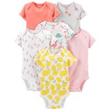 Macacão Simple Joys Da Carter&#39;s Baby Girls De 6 A 9 Meses (pacote)