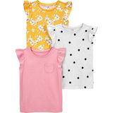 Camisetas Simple Joys Da Carter&#39;s Girls 18 Months (pacote Com 3)