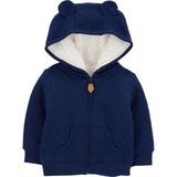 Suéter Com Capuz Para Bebês Simple Joys By Carter&#39;s Navy 12m