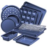 Conjunto De Assadeiras Hongbake, Assadeira Antiaderente De 10 Peças Com Prateleira - B