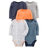 Macacão Simple Joys Da Carter&#39;s Baby Boys De 3 A 6 Meses, Pacote Com 5