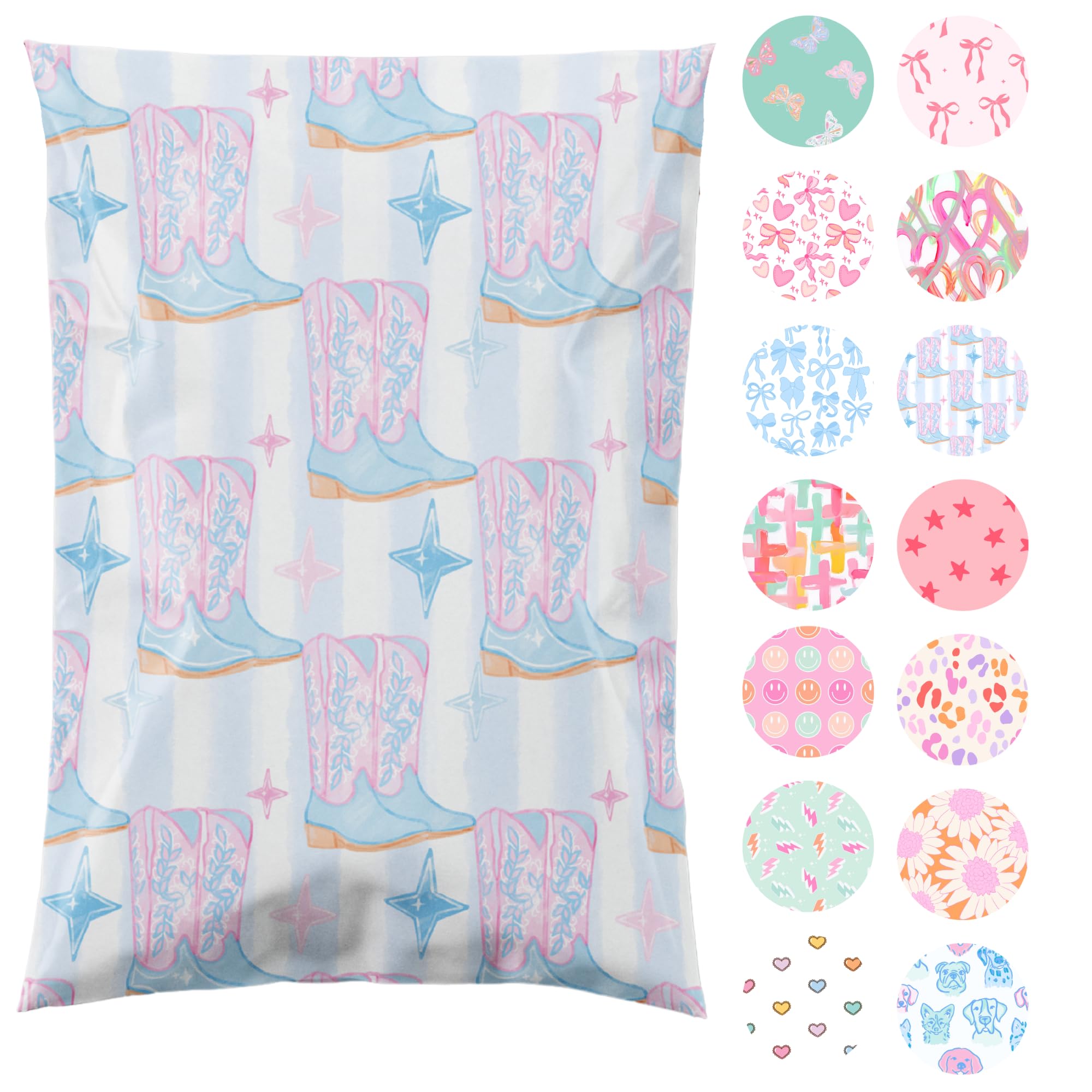 Poly Mailer Pretty Package Store, 14,5 X 19 Cm, Pacote Com 100