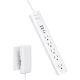 Cabo De Extensão Power Strip Nutict Outlet Cover De 1 M Com Porta Usb