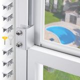 Fechaduras De Janela Deslizantes Crodoer Para Janelas Horizontais (6 Conjuntos)