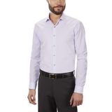 Camisa Social Kenneth Cole Unlisted Slim Fit Solid Lilac Masculina
