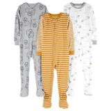 Pijamas Simple Joys By Carter&#39;s Baby Boys, Pacote Com 3 Unidades De Algodão 2t