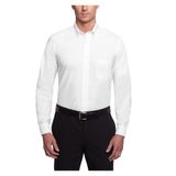 Camisa Social Van Heusen Oxford Regular Fit Para Homens - Branca