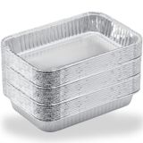 Folha De Alumínio Descartável Drip Pans Matchwaves Para Weber 100 Unidades
