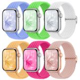 Pulseiras Elásticas Trançadas Compatíveis Com Apple Watch 38-49 Mm