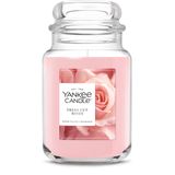 Frasco Grande Candle Yankee Candle, Perfumado, Rosas Frescas, 660 Ml
