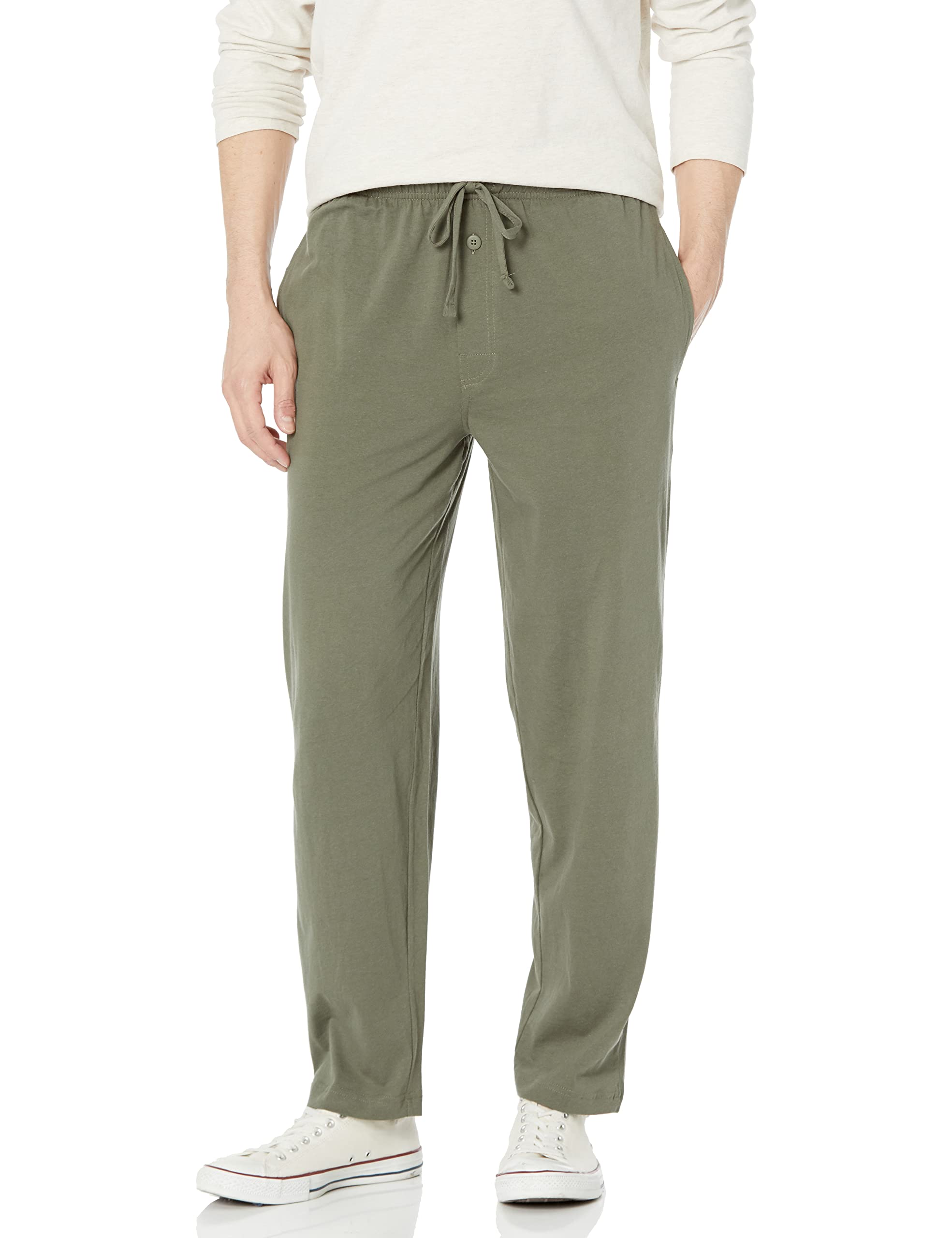 Calça Sleep Pant Fruit Of The Loom Para Homens Jersey Knit Green 3x