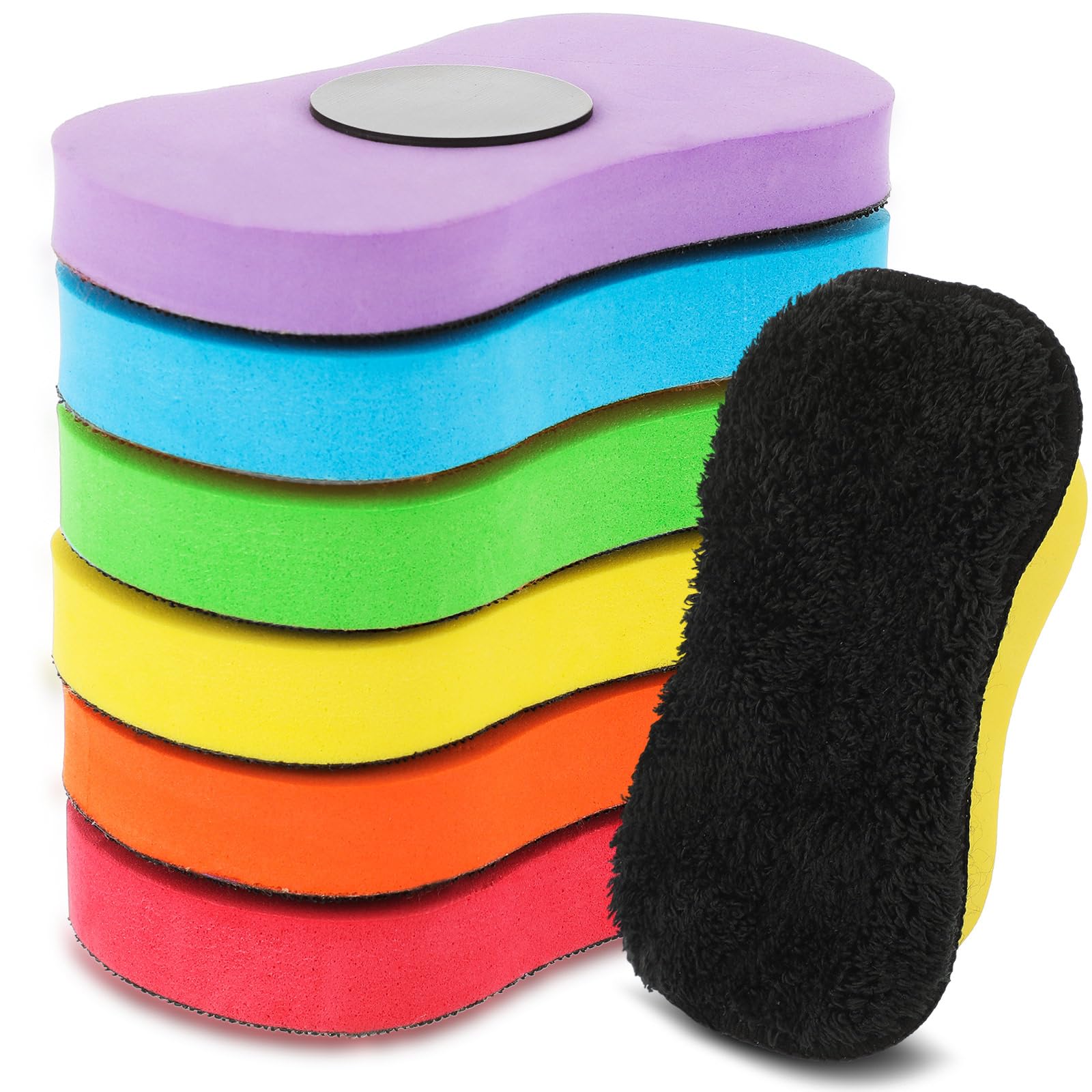 Chalk Eraser Zonon, 10 Unidades Sem Poeira Para Blackboard Whiteboard