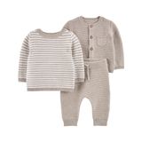Conjunto De Suéteres Simple Joys Da Carter&#39;s Cozy Heather De 6 A 9 Meses