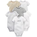 Macacão Simple Joys By Carter&#39;s Unissex De 3 A 6 Meses (pacote Com