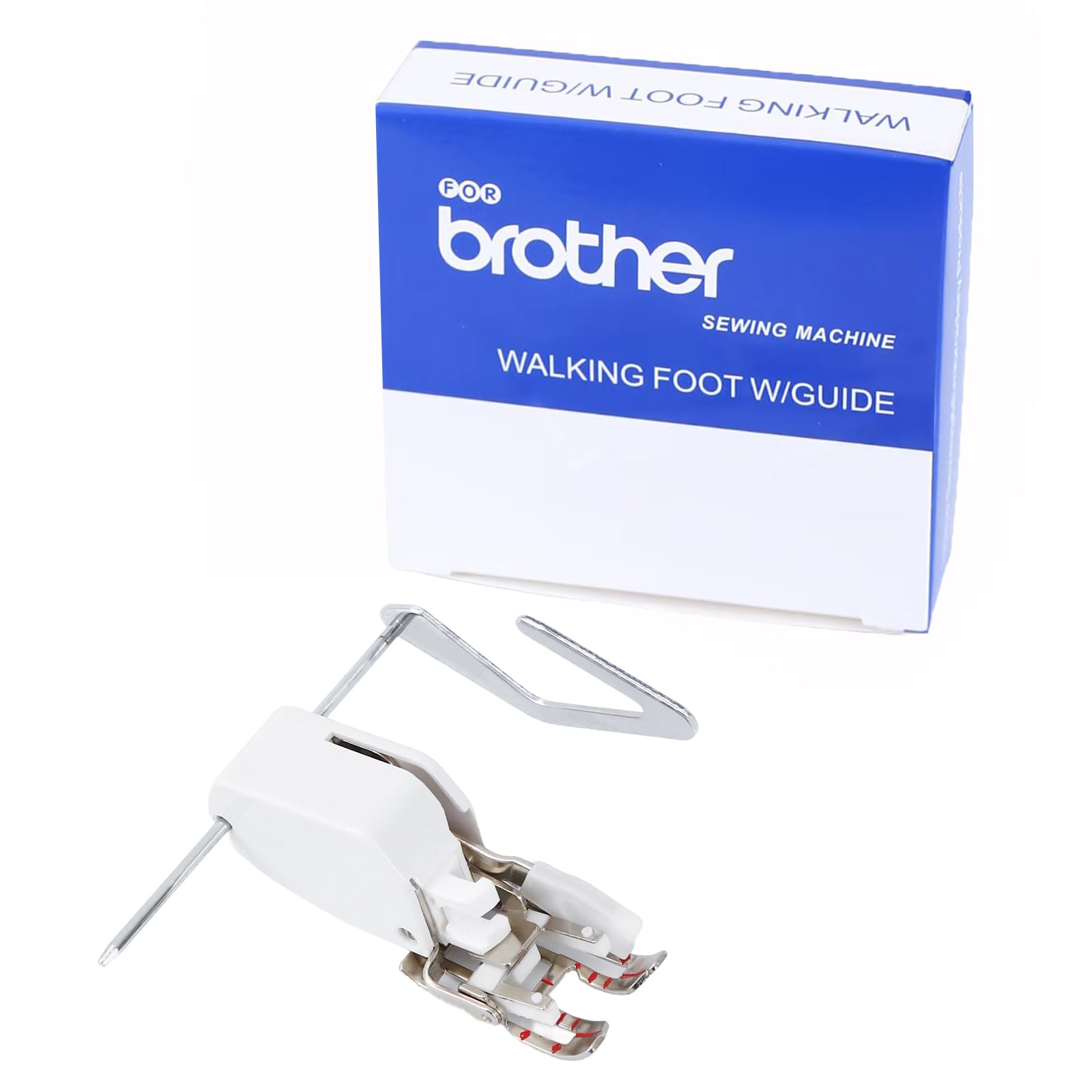 Walking Foot Huffekiss Para Máquina De Costura Brother - Branco